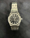 Audemars Piguet Royal Oak 155oosT.oo SS Black Dial Quartz Men 42 mm