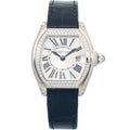 Cartier Roadster 2723 18k White Gold Factory Diamond Ladies Watch 31mm