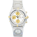 Breitling Chronometer Windrider 81950 Bullet Bracelet UTC White Dial Watch 39mm