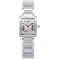 Cartier Tank Francaise W51028Q3 SS MOP Dial Quartz Women 22mm