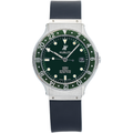 Hublot 1572 Classic MDM GREENWICH MEAN TIME Green Dial Watch 36mm