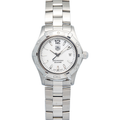 Tag Heuer Aquaracer WAF1414 Stainless White Dial Quartz Womens Watch 27mm
