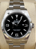 Rolex Explorer 224270 Paper 2023 Oyster Bracelet SS Black Dial Auto Men 40 mm
