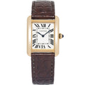 Cartier Tank Solo 3168 W5200024 2015 Paper 18k Rose Gold Silver Dial Quartz 24mm