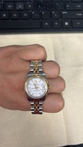 Rolex Datejust 179173 18k YG TwoTone Jubilee White Dial Auto Women's Watch 26MM