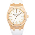 Audemars Piguet Royal Oak 15400OR MINT Rose Gold White Dial Automatic 41MM