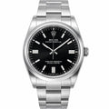 Rolex Oyster Perpetual 126000 MINT 2021 Card Oyster Black Dial Unisex Watch 36mm