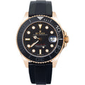 Rolex Yacht-Master 268655 Automatic 18k Rose Gold Black Dial Unisex Watch 37MM