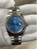 Rolex Datejust 126334 2022 Card Oyster SS Blue Dial Auto Men's watch 41mm
