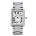 Cartier Tank Solo XL W5200128 Stainless Steel Silver Dial Auto Men's Watch 31mm