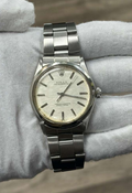 Rolex Oyster Perpetual 1002 SS Silver Dial Automatic Men's Watch 34mm