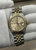Rolex Datejust 1601 Jubilee 18K YG Two Tone Silver Dial Auto Men's Watch 36mm
