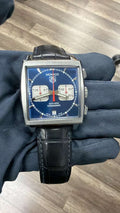 Tag Heuer Monaco CW2113-0 Steel Automatic Blue Dial Men's Watch 38mm