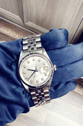 Rolex DateJust 1601 Stainless Steel Silver Dial Jubilee Automatic Unisex Watch 3