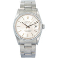 Rolex DateJust 16220 SS Oyster Silver Dial Auto Unisex Watch 36mm
