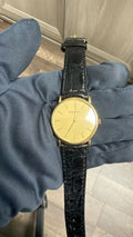 Audemars Piguet Extra Flat 4791/002 Leather Gold Dial Manual Men's Watch 31mm