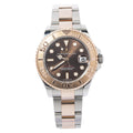 Rolex Yacht-Master 268621 Oyster RG Two Tone Auto Black Dial Unisex Watch 37mm