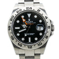 Rolex Explorer II 216570 SS Oyster Black Dial Men's Watch 42mm