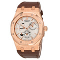 Audemars Piguet Royal Oak 26120BA Dual Time 18k White Dial Watch 39mm