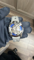 MB&F M.A.D. 1 Leather Skeleton Dial Men's Watch 42mm