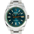 Rolex Milgauss 116400GV SS Oyster Card Blue Dial Auto Men's Watch 40mm
