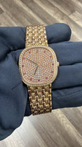 Audemars Piguet Ellipse 4113BA 18K YG Factory Diamond Dial Women Watch 29mm