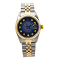 Rolex DateJust 16013 Jubilee 18K YG Two Tone Auto Diamond Dial Men's Watch 36mm