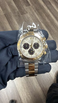 Rolex Daytona 116523 Oyster 18K YG Two Tone Auto Silver Dial Men's Watch 40mm