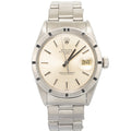 Rolex Date 1501 Vintage Stainless Steel Oyster Silver Dial Auto Men Watch 34mm