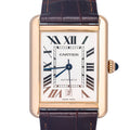 Cartier Tank W5200026 18K Rose Gold Sliver Dial Auto Men's watch 31MM