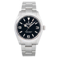Rolex Explorer 214270 Stainless Steel Oyster Black Dial Auto Men's Watch 39mm