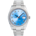 Rolex Datejust 126334 2022 Card Oyster SS Blue Dial Auto Men's watch 41mm