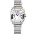 Cartier Santos WSSA0082 MINT 2026 Card Stainless Sliver DIal Quartz Ladies 27MM