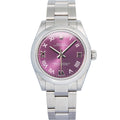 Rolex Oyster Perpetual 177200 Card Purple Grape Dial Auto Women's Watch 31MM