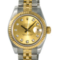 Rolex Lady Datejust 179173 Jubilee 18K Two Tone Auto Champagne Dial Women 26mm