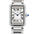 Cartier Tank Must 4322 WSTA0051 Card SS Auto Silver Dial WOmen Watch 22mm
