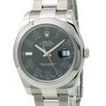 Rolex Datejust 116300 Oyster SS Card Auto Black Dial Men's Watch 41mm