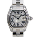 Cartier Roadster W62016V3 With Papers Quartz Silver Dial Women Watch 31mm