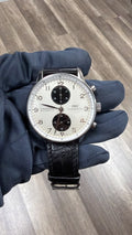 IWC Portuguese Chronograph IW37144S Auto Silver Dial Men's Watch 41mm