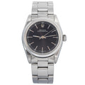 Rolex Oyster Perpetual 77080 SS Automatic Black Dial Women Watch 31mm