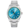 Rolex Milgauss 116400GV 2018 Card Blue Dial Green Crystal Auto Men's Watch 40MM