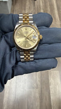Rolex Datejust 278273 18k YG Two Tone Jubilee Champagne Dial Ladies 31mm