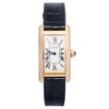 Cartier Tank Americaine W2607456 18K RG White Dial Women Watch 19mm