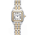 Cartier Panthere 4023 W2PN0006 18k YG Two Tone Silver Dial Ladies Watch 22MM