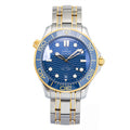 Omega Seamaster Diver 210.30.42 18K YG Two Tone Blue Dial Auto Men's Watch 41mm