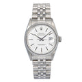 Rolex DateJust 16030 Paper Jubilee SS White Dial Automatic Men's Watch 36mm