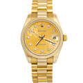 Rolex Datejust 178278 President 18K 2011Card Factory Anniversary Dial Watch 31MM