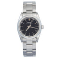 Rolex Oyster Perpetual 67480 Stainless Auto Black Dial MIdsize Watch 31MM