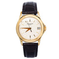Patek Philippe Calatrava 5107J 18k YG Auto Silver Men's Watch 37mm