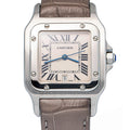 Cartier Santos 1564 Stainless White Dial Quartz Unisex Watch 29mm